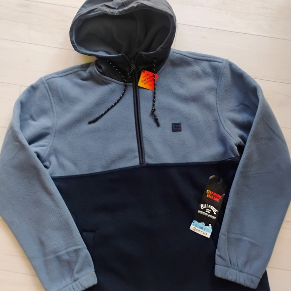 BILLABONG NEW A-Div Half Zip Pullover Hoodie - Picture 1 of 11